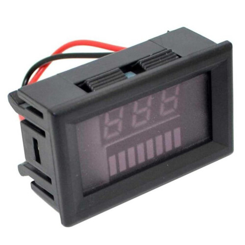 12V-72V Αυτοκίνητο, Θαλάσσια Μοτοσικλέτα, Ψηφιακό Βολτόμετρο LED, Μετρητής Τάσης, 1