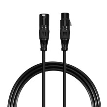 Câble adaptateur convertisseur DMX XLR 3 broches mâle vers 5 broches femelle SUSUchens, 3 m