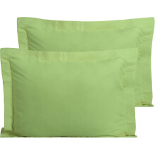 Flxxie Ultra Soft -mikrokuitutyynynpäälliset, 2 kpl, 50 cm x 90 cm, vihreä