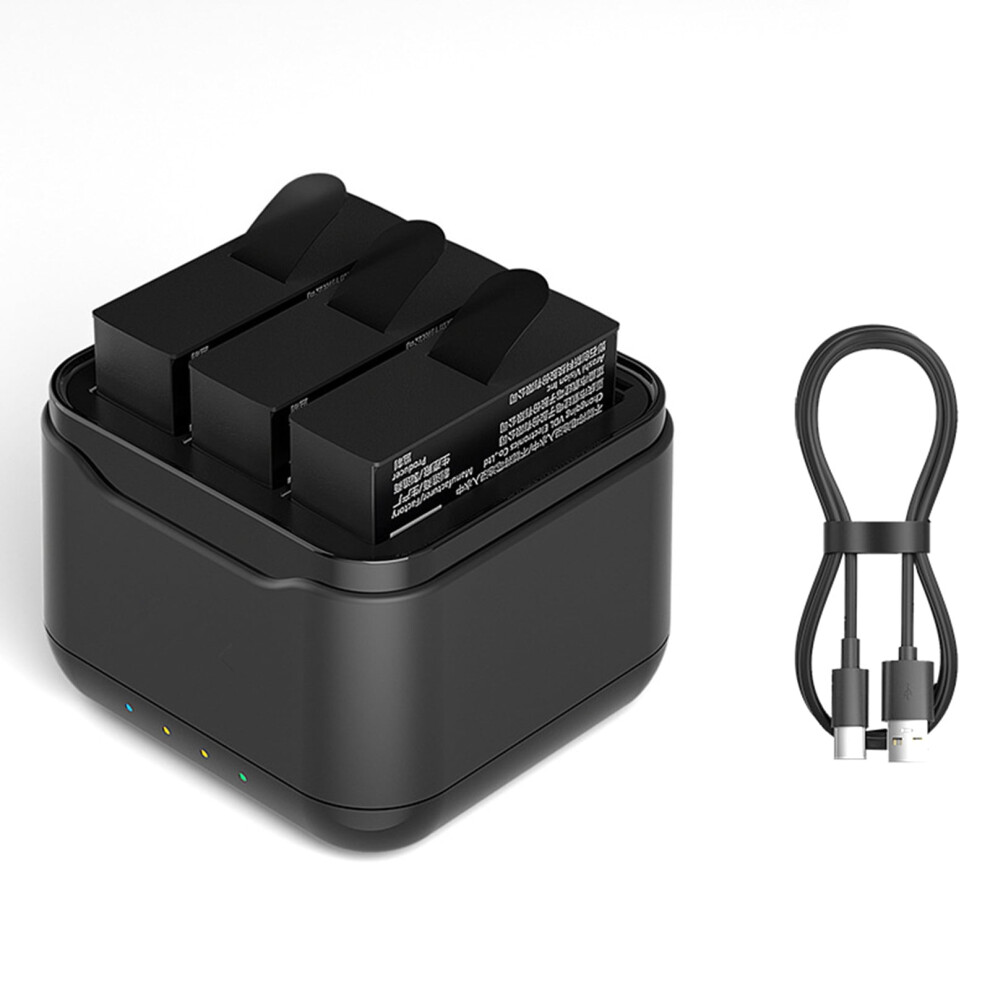 Multi-Battery Charging Hub For Insta360 Ace Pro/Ace Overload Prevention, 3 Micro Sd Card Storage, Lightweight 9395123479880