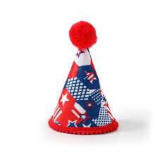 maxiaoxia Ensemble chapeau, nœud papillon à paillettes et écharpe pour chiens et chats - Décoration patriotique pour la fête de l'Indépendance,