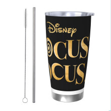 Hocus Pocus20oz Tumbler, ruostumattomasta teräksestä valmistettu tyhjiöeristetty kahvimuki, kahvimuki-matkamuki kannella, termosmuki