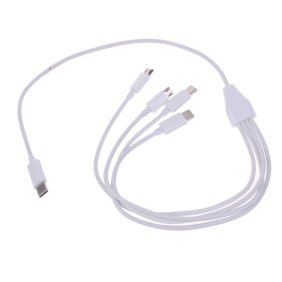 4-In-1 Multi Charging Cable Usb C Phone Charger Multiple Charging Cord With Type C/Micro Usb For Mobile Phone Tablet 9395123579962