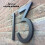150mm Black Modern House Numbers with Easy Read Font and 3D Floating Effect 2