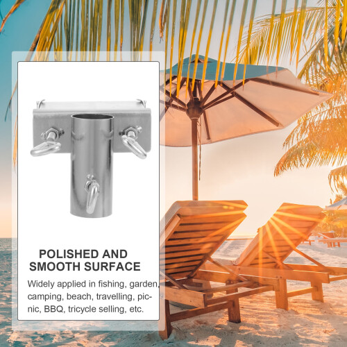 Support de parasol multifonction avec base stable pour le camping et l'été 2