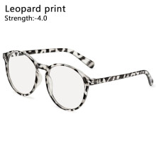 -1.0~-4.0Myopiglasögon LEOPARDMÖNSTER STYRKA4.00Leopard pri Leopardenmuster Stärke4.00-Stärke4.00