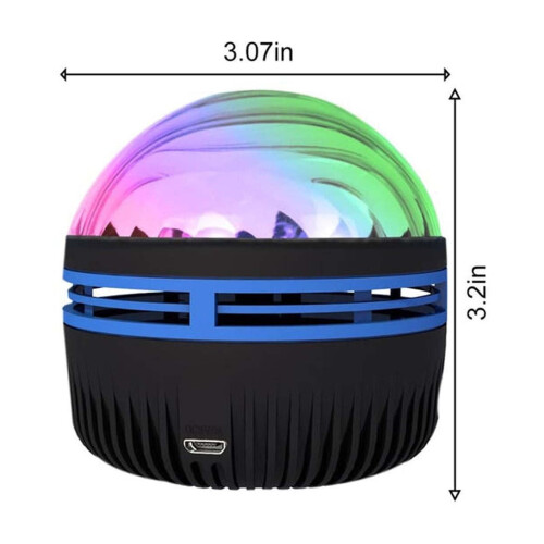 YOBOLK Εκκαθάριση Λάμπα Φανάρι Προβολής USB Φως Νυχτερινό Φως Διακοπών Έξυπνο 2