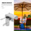 Support de parasol multifonction avec base stable pour le camping et l'été 4