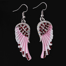 Jacenvly Mother's Day Clearance Women'S Fashion Wing Rhinestone Mid Length Drop Earrings Jewelry Mother's Day Gifts For Wome/Men/Mom/Girls/Kids/Teens
