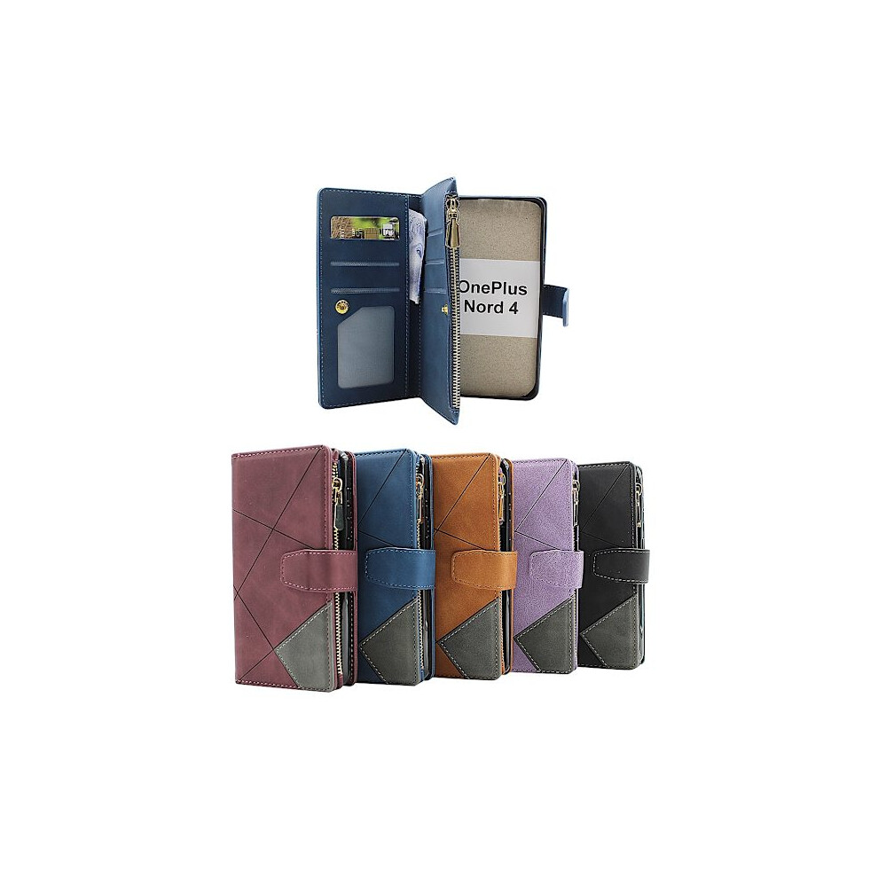 Xl Compatible With Oneplus Nord 4 5G Luxury Wallet Case Purple 9395123680361