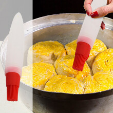 Pincel de silicona para botellas y aplicador de repostería para cocinar, asar y hornear - con botella de silicona - Compatible con YangJinLian