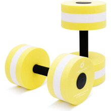 Water Dumbbells, Aquatic Exercise Dumbell Set of 2 Water Aerobic Exercise Foam Dumbbells Pool Resistance Water Fitness Equipment for Weight Loss