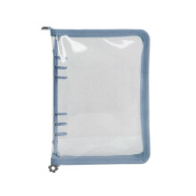 Harmtty Diary Binder Flower Zipper A5 6 Rings with Assorted Colors
