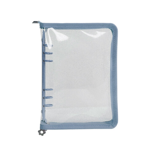 Harmtty Diary Binder Flower Zipper A5 6 Rings with Assorted Colors
