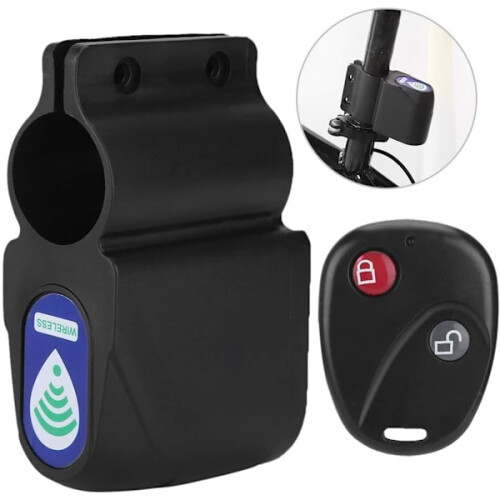 Compact Wireless Bicycle Alarm Lock 120DB Siren 2
