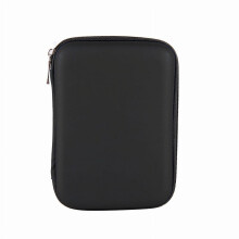 2.5" Nylon Hard Disk Carry Bag External Hard Drive Disco Case Cover Electronics Cable Storage Organizer Case(Black)