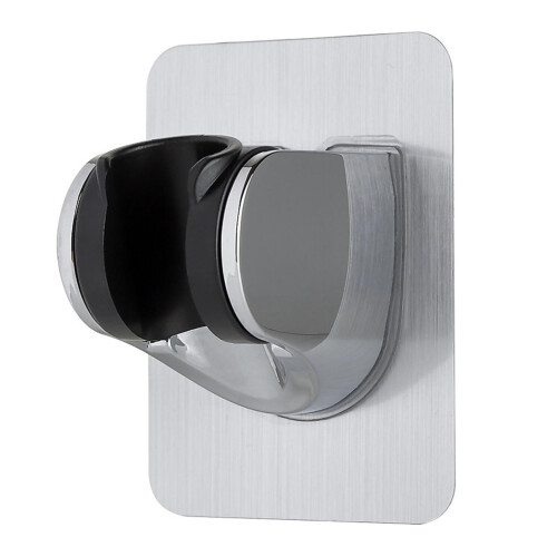 Handheld Shower Head Holder Metal Wall Mounted Adjustable Bracket No Drill for Bathroom