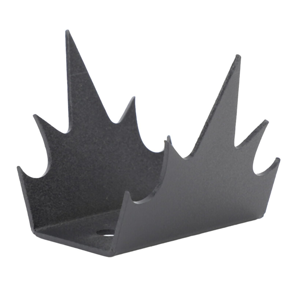 Security Fence Spikes 12Pcs Iron Anti Climb Wall Spikes With Screws Bird Deterrent Outdoor Dual Coating 9164114602992