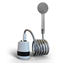 Portable Shower Camping Outdoor Shower Handheld Electric Shower Battery Powered Compact Handheld Rechargeable Camping Shower Head
