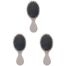 3 Pcs Massage Comb Hair Portable Brush Teasing Pocket Detangling Toddler Travel