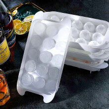 Fridja Kleine Ronde IJsblokjesvorm voor de Vriezer, IJsbalvorm - Herbruikbare ijsblokjesvorm voor whisky, cocktails en koffie