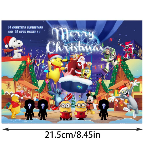 Χριστουγεννιάτικο Ημερολόγιο Advent24 Ημερών, 24 τεμάχια παιχνίδια κινουμένων 1