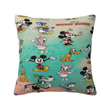 Clúdaigh Maisiúla Pillowcase Cartúin Mickey Mouse, Le haghaidh Maisiúcháin Baile Tolg, Roghnaigh Cás Cúisín Tolg Séasúrach Sona 22"X22"