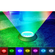 Lampes solaires de jardin Kiplyki en gros, 16 LED multicolores à changement automatique, étanches, compatibles avec les allées et cours de jardin.