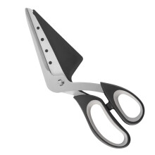 Dcomlko Pizzaschere Pizzamesser Pizzaschneider Mit Pizza Heber Servierer Integrierter Pizzaschaufel27cm