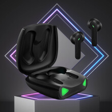EQWLJWE Trådlösa Hörlurar Sport Bluetooth Headset med HIFI Stereoljud, Mini Dubbla Hörlurar, Julrea