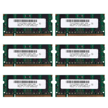 6x2GB DDR2PC2-6400 800MHz200Pin1.8V laptop memória SO-DIMM notebook RAM