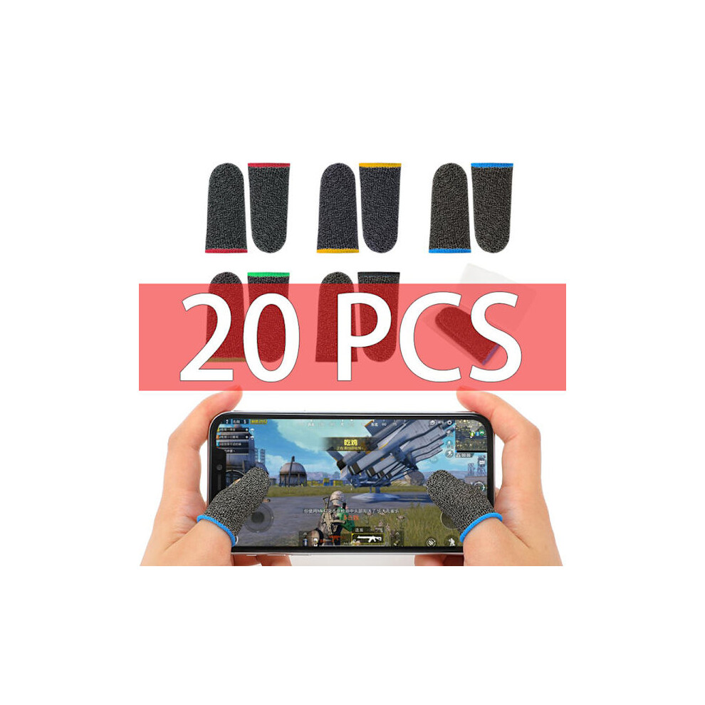 20 Pcs Gaming Finger Sleeve Mobile Game Controller Pubg 9083649910665