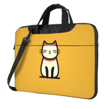 Generieke ultradunne draagbare laptoptas met één schouderband (13 inch)