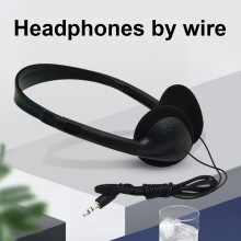 SUSUchens857 Kabelgebundenes Headset mit Geräuschunterdrückung, hohem Tragekomfort, ABS, 3,5-mm-Klinkenstecker, klarem Stereo-Sound, tragbarer