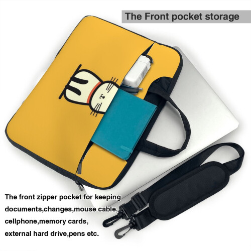 Bolsa genérica ultrafina e portátil para laptop de 13 polegadas com alça única. 2