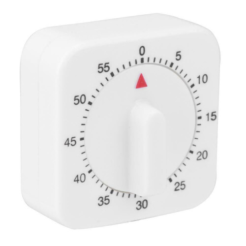Mosiee Kitchen Liten Firkantet Pendel Timer 60 Minutters Timer Mekanisk Timer