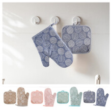 Liquidation des offres des fêtes : Gants isolants épais Karymi, maniques pour four et micro-ondes, dessous de plat, tapis de cuisine –