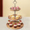 Βάση Duety για Cupcakes με Δίσκο & Μεταλλική Ράβδο, Ρουστίκ Ξύλινη Κλιμακωτή Βάση για 5