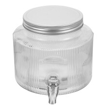 Distributeur de boissons en verre avec bouilloire, distributeur de thé glacé et pichet, distributeur de boissons pour les fêtes