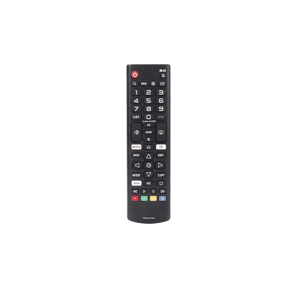 Remote Control With Prime Video Apps For Compatible With Lg 2019 Smart Tv Akb75675301 Akb75095308 Akb75675311 [Db] Black 9083649912034