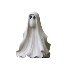 Offres d'Halloween ! Décorations d'Halloween Avtoify, sculpture de jardin fantôme blanc, statue d'extérieur, adorable décoration de jardin