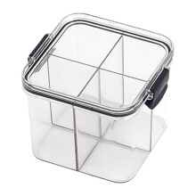 Boîte de conservation CUTICATE compartimentée, multifonctionnelle et résistante, avec couvercles, idéale pour les bonbons, les céréales et les