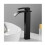 Rubinetto per lavabo nero a cascata con miscelatore e bocca alta KLB 1