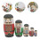 OUNONA 1 Set Nutcracker Russian Nesting Toys Wooden Stacking Dolls Nutcracker Dolls 3