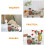 OUNONA 1 Set Nutcracker Russian Nesting Toys Wooden Stacking Dolls Nutcracker Dolls 5