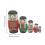 OUNONA 1 Set Nutcracker Russian Nesting Toys Wooden Stacking Dolls Nutcracker Dolls 2
