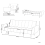 Beliani Sofa Bed 3 Seater SELNES Velvet Navy Blue 3
