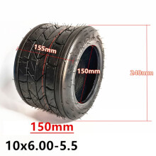 10Inch 10X6.00-5.5 Or 10*6.00-6 Outer Tire For Electric Vehicles Tubeless Tyre