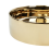 Beliani Countertop Basin TEBAR  400 mm Ceramic Gold 6