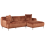 Beliani Corner Sofa STENUM Corduroy Brown Right Hand 5